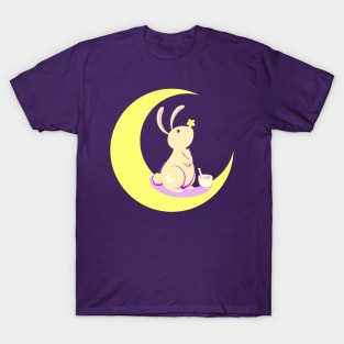 Kawaii fantasy animals - Moon Rabbit T-Shirt